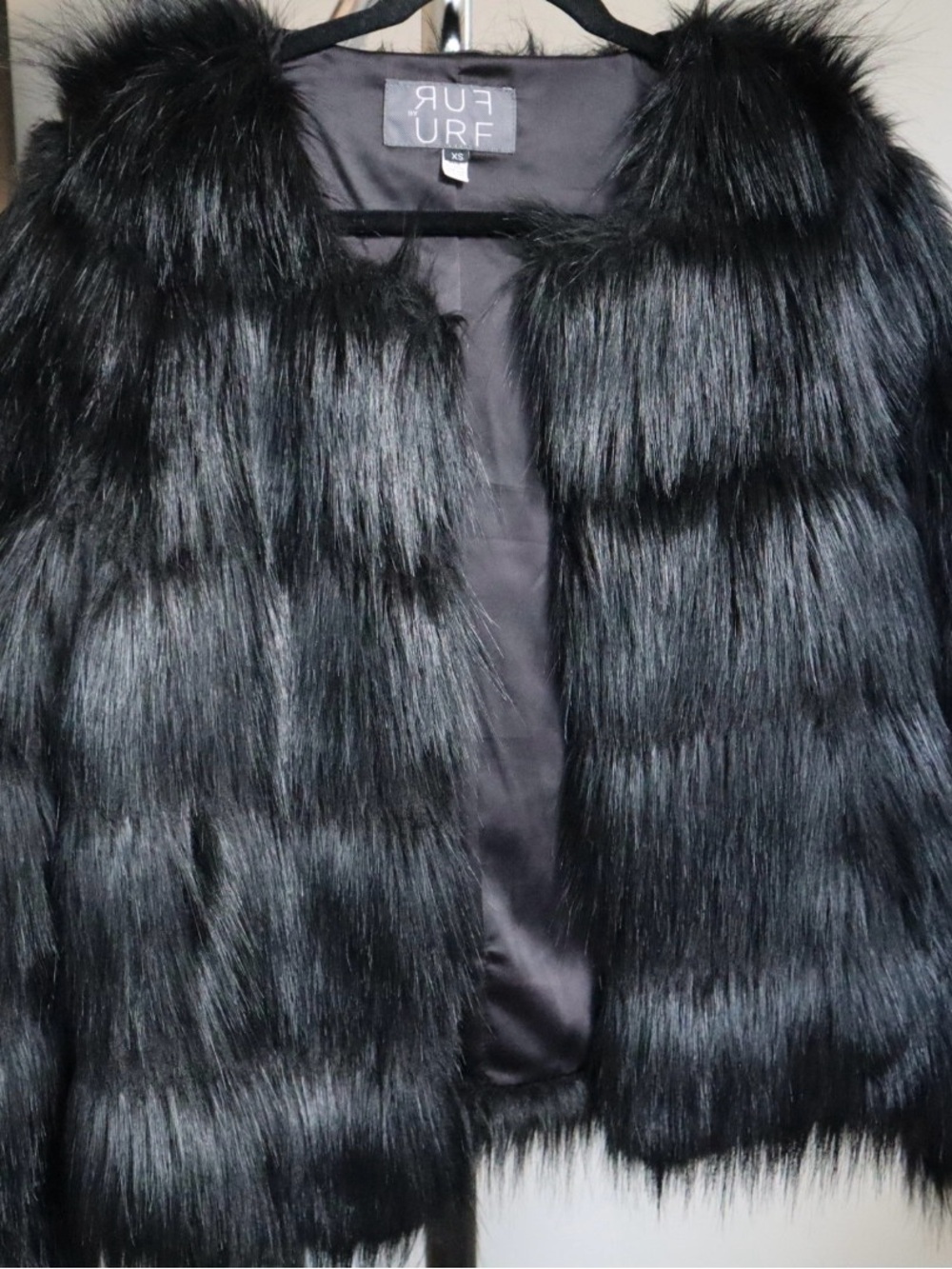 Black Faux Fur Jacket